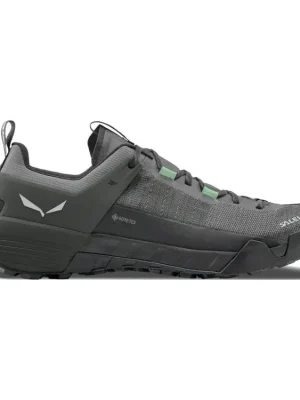 Hit Sezóny SALEWA Pánské trekové boty WILDFIRE NXT GTX M onyx/irish green - šedé/zelené