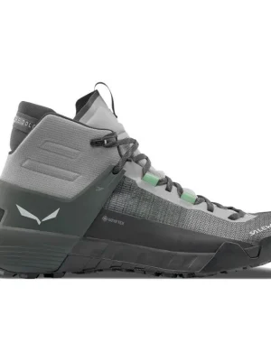 SALEWA Pánské trekové boty WILDFIRE NXT MID GTX M alloy/dark olive - šedé Pouze Dnes