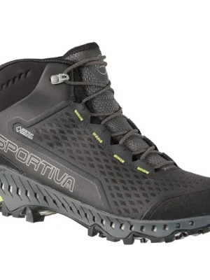 Must-Have LA SPORTIVA Pánské trekové boty STREAM GTX carbon/apple green - šedé