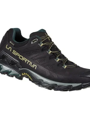 Finální Výprodej LA SPORTIVA Pánské trekové boty ULTRA RAPTOR II LEATHER WIDE GTX black/cedar - černé