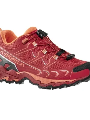 LA SPORTIVA Dětské trekové boty ULTRA RAPTOR II JR velvet/flamingo - červené Nízká Cena