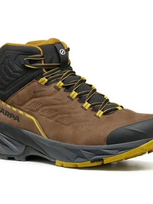 SCARPA Pánské trekové boty RUSH 2 PRO MID GTX brown/sulphur - hnědé Tovární Cena