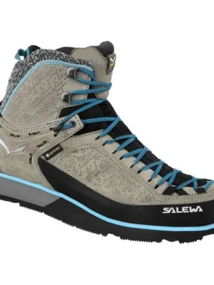 Akční Nabídka SALEWA Dámské zimní trekové boty WS MTN TRAINER 2 WINTER GTX  bungee cord/delphinium - šedé