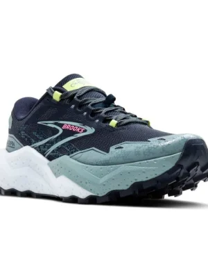 BROOKS Dámské běžecké boty CALDERA 7 peacoat/citadel/sunny lime - modré Časově Omezené