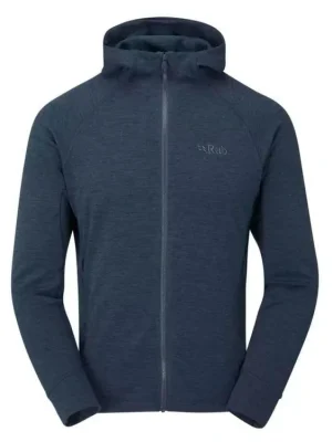 Přímo Od Výrobce RAB Pánská mikina NEXUS HOODY deep ink - modrá