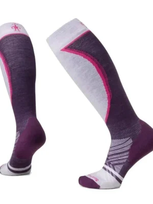Akční Cena SMARTWOOL Dámské podkolenky W SKI TARGETED CUSHION OVER THE CALF purple iris - fialové