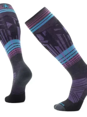 Must-Have SMARTWOOL Podkolenky SKI TARGETED CUSHION SUMMIT SHOT OVER THE CALF charcoal - černé