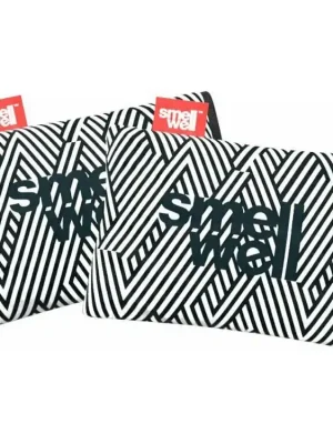 SMELL WELL Pohlcovač pachu obuvi ACTIVE white stripes - černý/bílý Bezpečná Platba