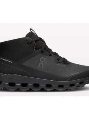 Značkový ON Dámské trekové boty CLOUDROAM WATERPROOF black/eclipse - černé