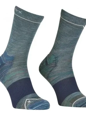 Autentický ORTOVOX Pánské ponožky ALPINE MID SOCKS deep ocean - modré