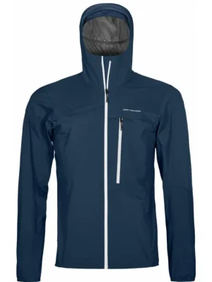 Cenově Výhodný ORTOVOX Pánská hardshellová bunda 2.5L CIVETTA JACKET deep ocean - modrá