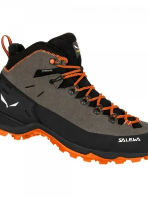 Cenově Výhodný SALEWA Pánské zimní trekové boty ALP MATE WINTER MID PTX M bungee cord/black - hnědé