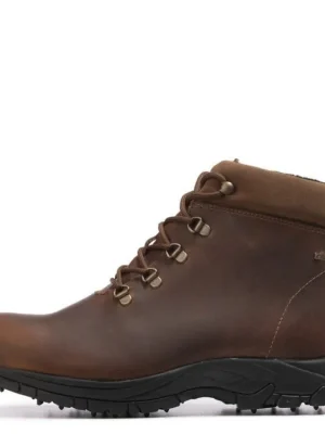 Časově Omezené POMAR Pánské zimní boty s hroty AHKIO SPIKE GTX oak - hnědé