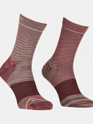 Akční Nabídka ORTOVOX Dámské ponožky ALPINE MID SOCKS wild rose - červené