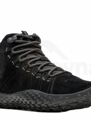 Dokud Zásoby Vydrží MERRELL Dámské barefoot boty WRAPT MID WP black/black - černé