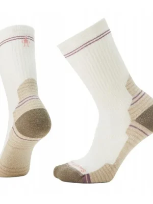Expresní Doručení SMARTWOOL Dámské ponožky W HIKE LIGHT CUSHION CREW SOCKS natural - béžové/bílé
