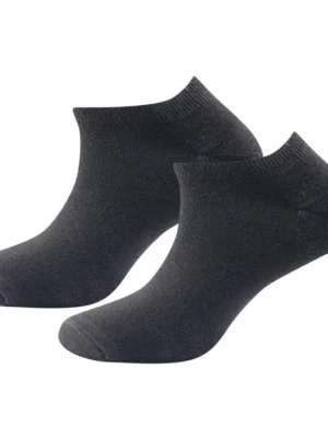 Omezená Nabídka DEVOLD Ponožky funkční nízké DAILY MERINO SHORTY 2 PACK - černé