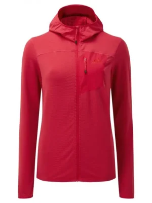 MOUNTAIN EQUIPMENT Dámská fleece mikina LUMIKO HOODED WMS JACKET capsicum red - červená Must-Have