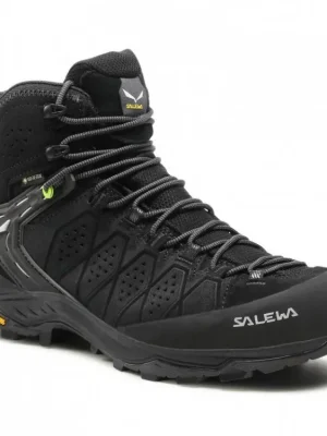 SALEWA Pánské trekové boty MS ALP TRAINER 2 MID GTX  black/black - černé Nejprodávanější