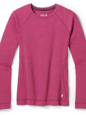 Časově Omezené SMARTWOOL Dámské triko CLASSIC THERMAL MERINO BL PATTERN CB festive fuchsia - růžové