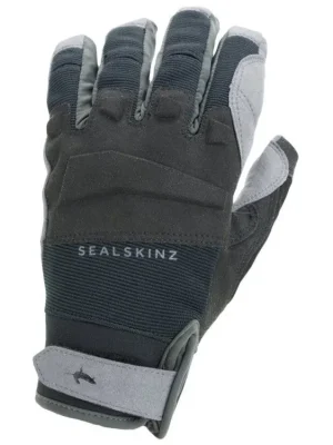 SEALSKINZ Nepromokavé cyklistické rukavice WATERPROOF ALL WEATHER MTB GLOVE black/grey - černé Vrácení Zdarma