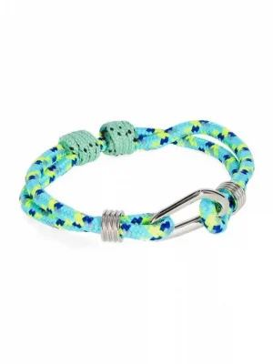 8B+ Náramek WRISTBAND atlantis green neon - modrozelený Značkový