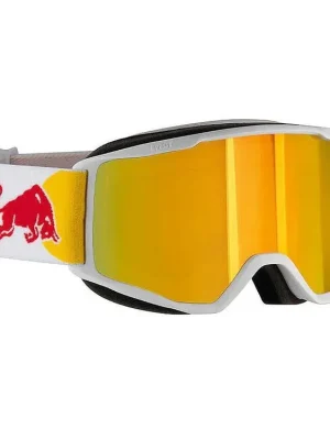 Lyžařské brýle RED BULL SPECT NEON-05RE2 - white/brown, red mirror, UNI Pouze Dnes