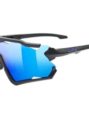 Brýle Uvex Sportstyle 228, black mat/mirror blue (CAT. 2) Sleva