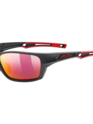 Dokud Zásoby Vydrží Brýle Uvex Sportstyle 232 P, black mat red/polavision mirror red (S5330022330)