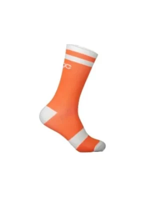 Ponožky POC Lure MTB Long PC651538040SML1 - Zink Orange/Hydrogen White , unisex Pouze Dnes