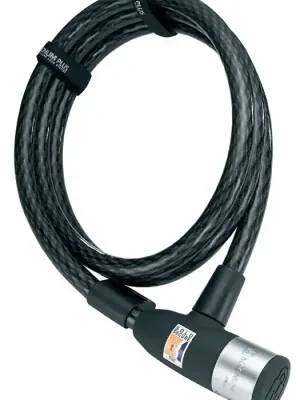 Cenový Hit Zámek MAGNUM spirála 185x1,2cm  5 klíčů, držák, kov.hlava