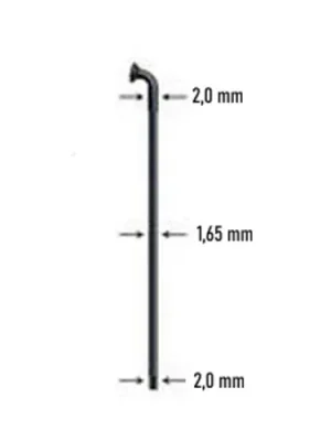Akční Nabídka Drát nerez Sapim D-light 2-1,65-2mm černý