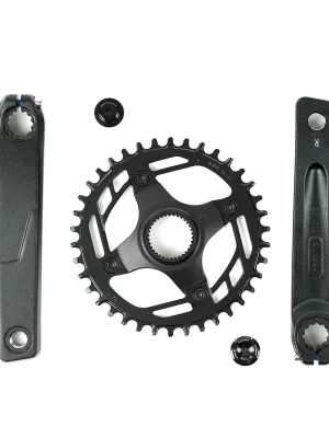 AKCE! Převodník+kliky 170mm k motoru Bafang MaxDrive 500, 38 z., bez krytu Přímo Od Výrobce
