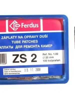 Novinka Záplaty Ferdus ZS 2 25mm 100ks/1.83/ks