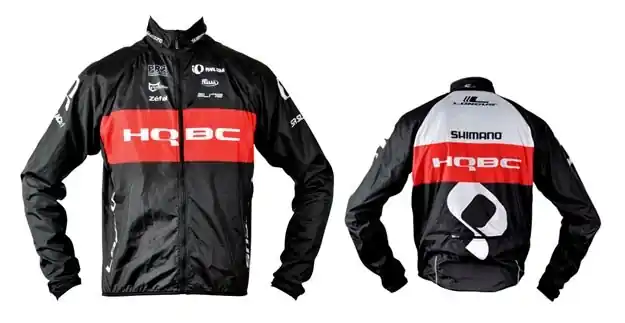 Ihned K Objednání Bunda HQBC Team větrovka černo/červená