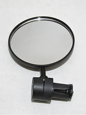 Zrcátko zpětné kulaté 8cm do řidítek černé Nejlepší Volba