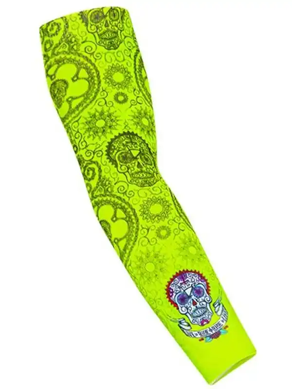 Hit Sezóny Návleky na ruce Cycology Day of the Living Lime Arm Warmer