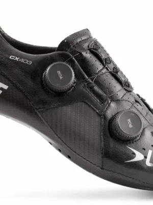 Značkový Tretry LAKE CX403 Carbon černo/stříbrné