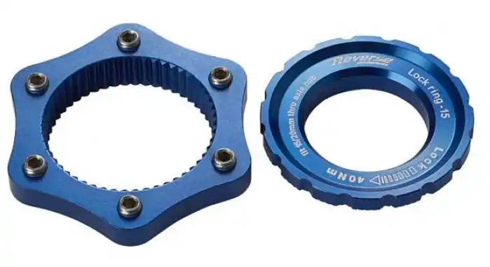 Nejprodávanější Adaptér Reverse kotouče dISkové brzdy centerlock/6D Blue