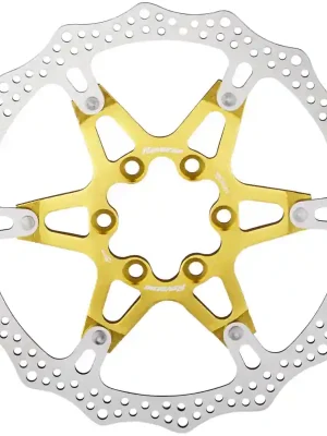 Brzdový kotouč  Reverse Alloy/Steel 160mm, 6 děr, Gold Rychlé Dodání