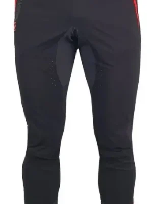 Tovární Cena Kalhoty dlouhé unisex HAVEN NALISHA SLIMFIT černo/červené