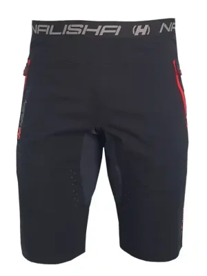 Akční Cena Kraťasy unisex HAVEN NALISHA SLIMFIT SHORT černo/červené