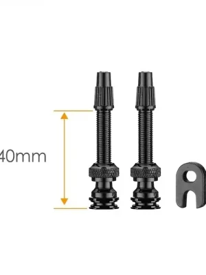 Bezdušový ventilek CICLOVATION Light-weight 40mm černá Akce