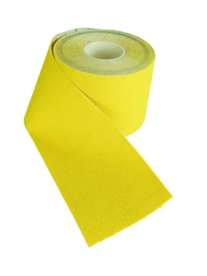 Kinezio tape 5cmx5m - žlutý D70 Vysoce Kvalitní