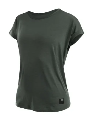 Vysoce Kvalitní Dámské triko kr.rukáv SENSOR MERINO AIR traveller olive green