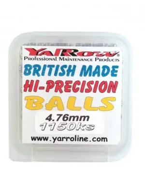 Kuličky Yarrow 4.76mm 1150ks přední náboj Výprodej