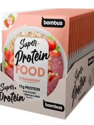 Novinka Kaše Bombus SUPER PROTEIN FOOD 60g jahoda