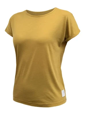 Dámské triko kr.rukáv SENSOR MERINO AIR traveller mustard Akce