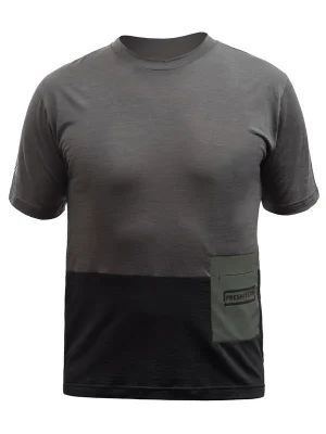 Nakupujte Hned Dres Fresh Trash MEN'S LITE MERINO POCKET JERSEY OLIVE GREEN/BLACK