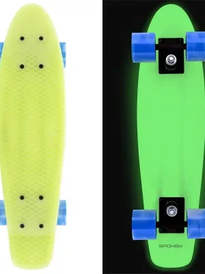 Nejprodávanější Pennyboard se svítícími prvky ve tmě Spokey NEO, 56cm